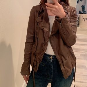 Muubaa leather biker jacket
